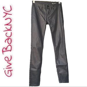 Blank NYC Black Shimmering Jeggings Size 25